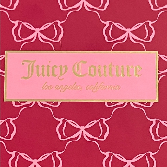 Juicy Couture Gold and Pink Heart Lock & Key Necklace Set - Picture 8 of 9